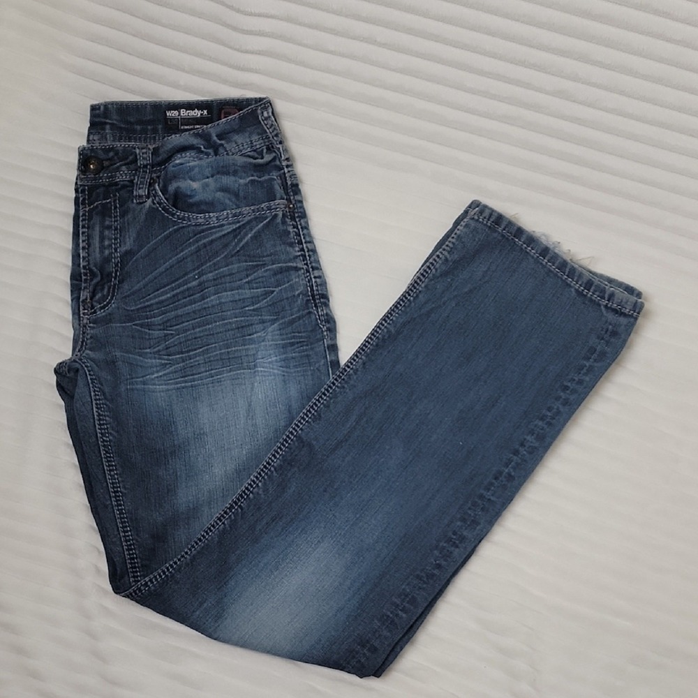Buckle Brady-X Buffalo David Bitton‎ Men's Jeans W28 L32 Distressed Frayed Hem - Picture 2 of 15